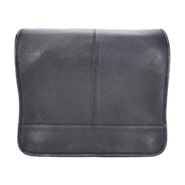 Besace messager cuir maxime noir