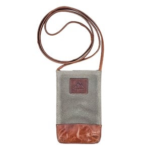 Pochette smartphone peach gris