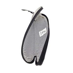 Trousse cuir twisty noir