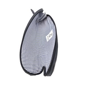 Trousse cuir twisty marine