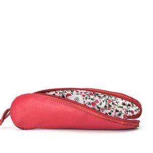 Trousse torsadée cuir twisty