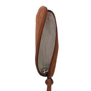 Trousse cuir twisty suède