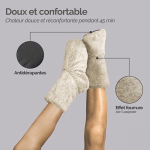 Boots, chaussons chauffants Beige