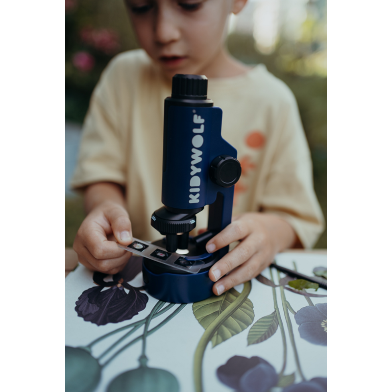 Kidymicroscope microscope portable bleu