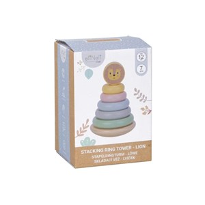 Tour à anneaux empilable lion