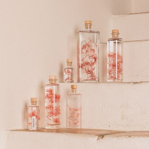 Fleur immergée hortensia rose h12