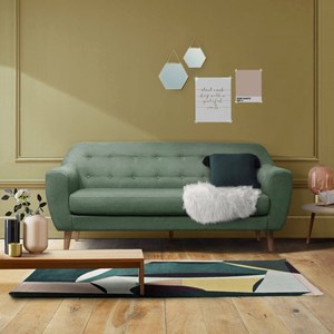 Canapé tissu agathe 3 places