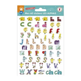 60 stickers 3d repositionnables les alp