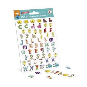 60 stickers 3d repositionnables les alp