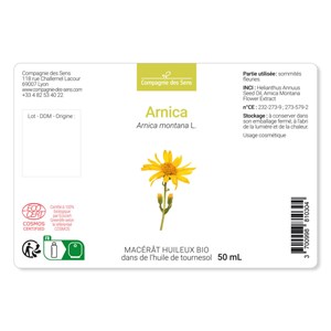 Arnica - macérât huileux bio - 1l - flacon en verre