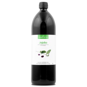 Huile de jojoba bio - 1l - fraîcheur garantie oxycert® - vierge & de 1?? pressio