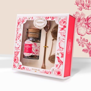 Coffret tisane aux fruits bio* avec accessoires