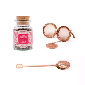 Coffret tisane aux fruits bio* avec accessoires