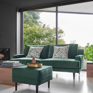 Canapé velours oscar 3 places