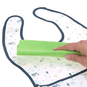 Lot de 2 bavoirs à poche garden exp