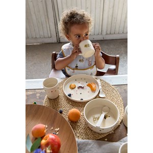 Lot de 2 bavoirs à poche little mat