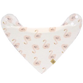 Bavoir bandana 0-24 mois cygne
