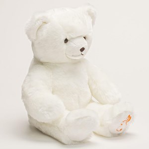 Peluche ours emile blanc