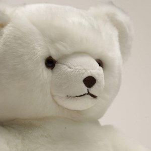 Peluche ours emile blanc