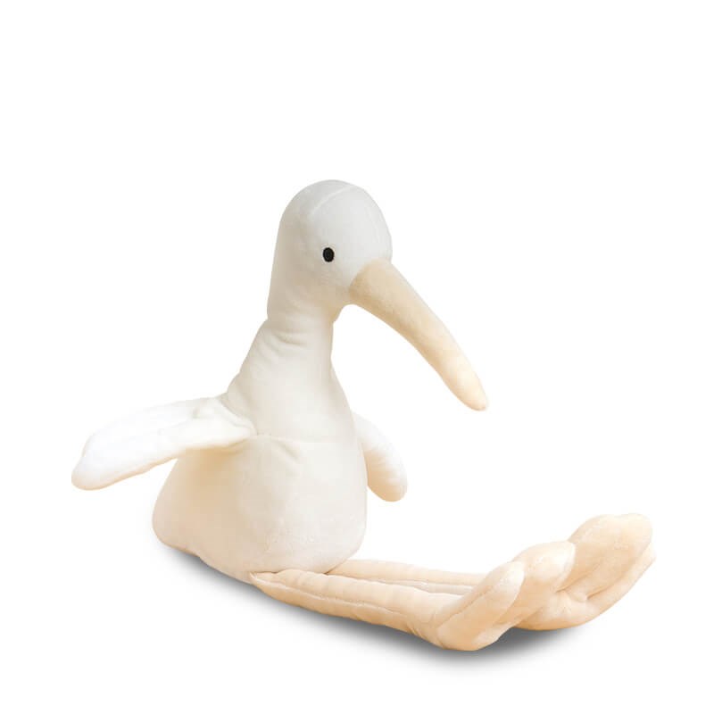 Peluche mon premier doudou cigogne