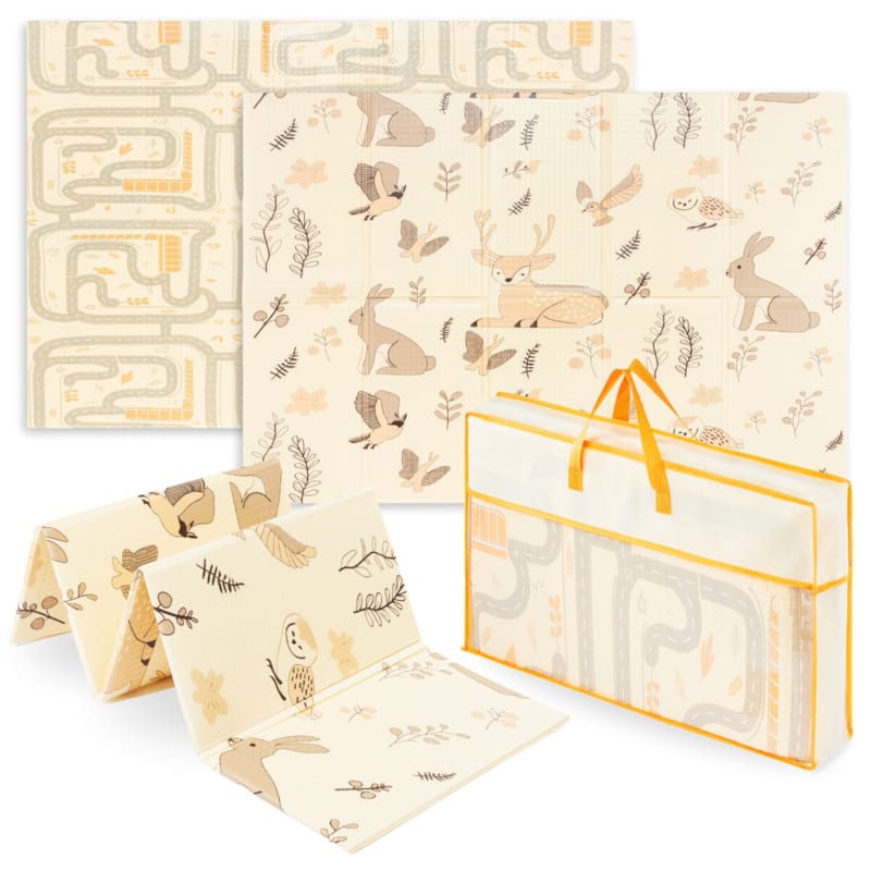 Tapis d'éveil bébé en mousse reversible (Moby System) - Image 1