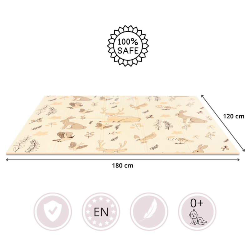 Tapis d'éveil bébé en mousse reversible (Moby System) - Image 3