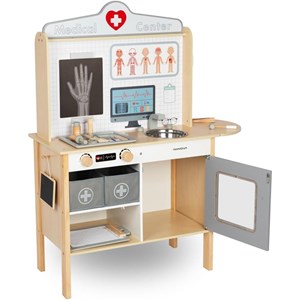 Jeux imitation docteur bois +accessoires
