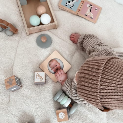 Mamabrum - Jeux éveil sensoriel montessori bois