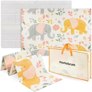 Tapis d'éveil bébé pliable double faces