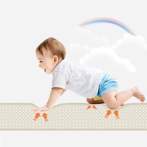 Tapis d'éveil bébé mousse, motif espace