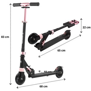 Trottinette enfant pliable amortisseurs