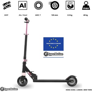 Trottinette enfant pliable amortisseurs