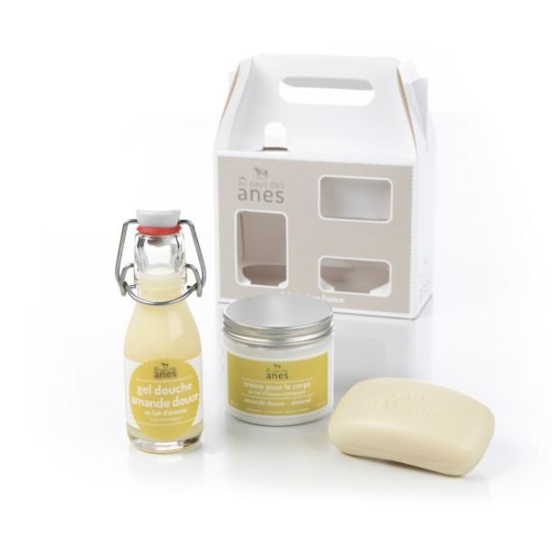 Coffret découverte lait d'ânesse amande