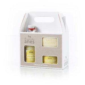 Coffret découverte lait d'ânesse amande