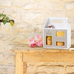 Coffret découverte lait d'ânesse miel