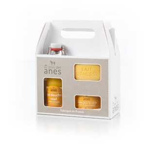 Coffret découverte lait d'ânesse miel