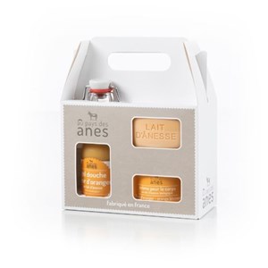 Coffret découverte lait d'ânesse oranger