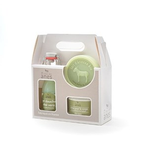 Coffret découverte lait d'ânesse aloe