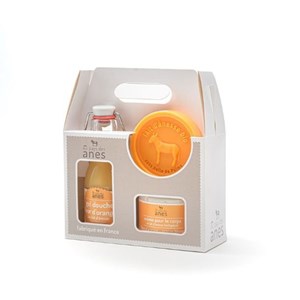 Coffret découverte lait d'ânesse oranger