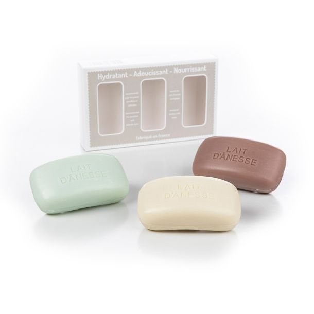 Coffret 3 savons concaves parfumés