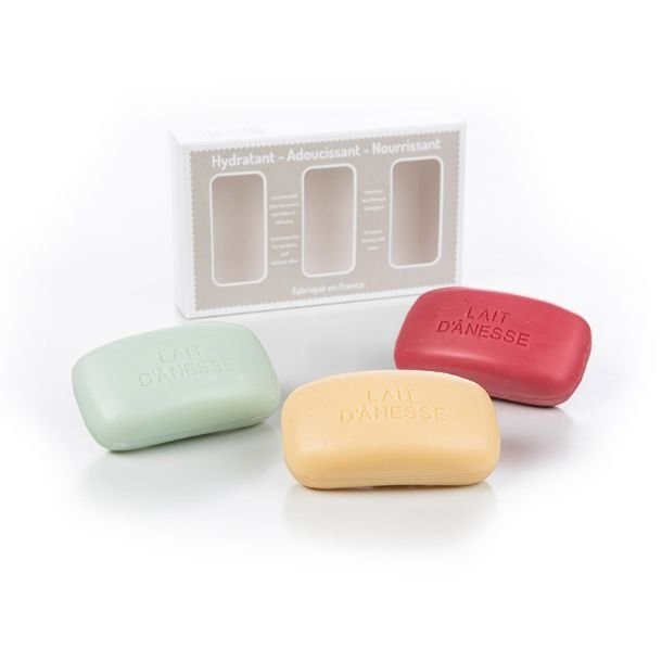 Coffret 3 savons concaves parfumés