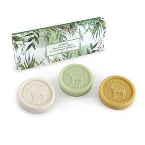 Coffret luxe hydratant 3 savons ronds