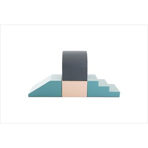 Ensemble blocs agatha couleur pastel