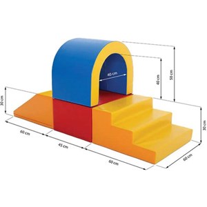 Ensemble blocs agatha multicolore