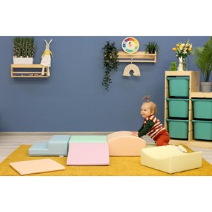Ensemble blocs 7s pastel clair