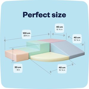 Ensemble blocs pastel clair