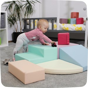 Ensemble blocs pastel clair