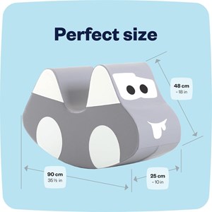 Rocker car gris en mousse