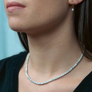 Parure serena en pierres howlite