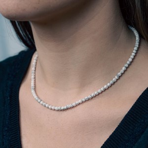 Parure serena en pierres howlite